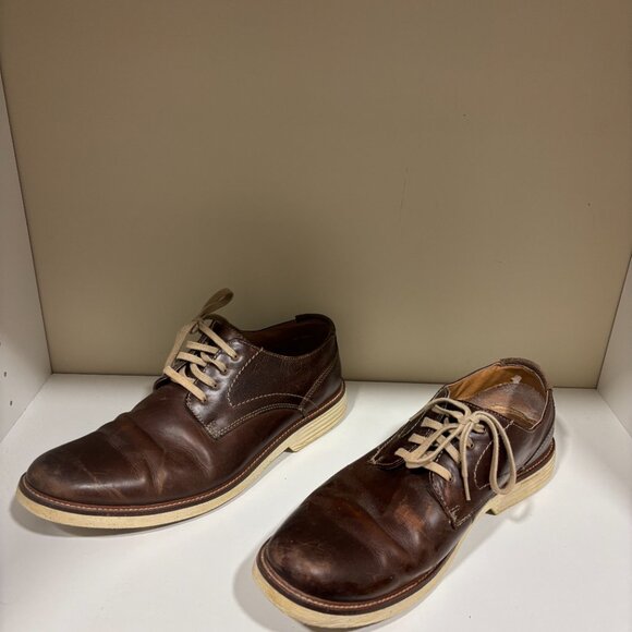 Chaps Men's Oxford size 11M Brown - Picture 2 of 4